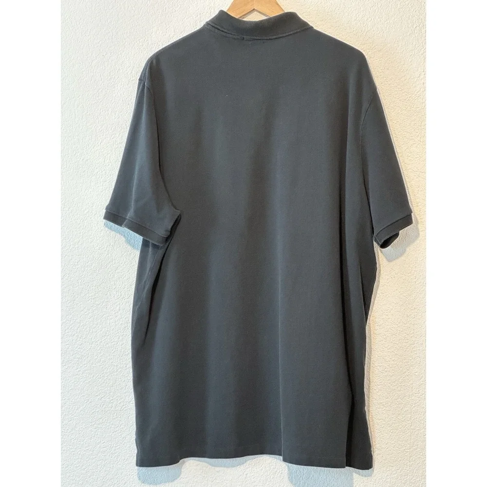 Polo Ralph Lauren Polo Shirt Mens XXL BLACK Short Sleeve Gray Pony